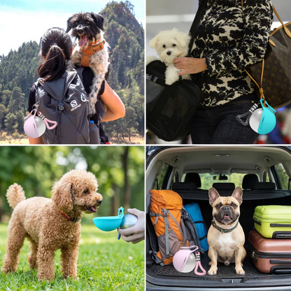 PawCentral™ Dog Water Bottle with Bowl